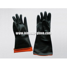 Heavy Duty Double Color Industrial Latex Glove-5603